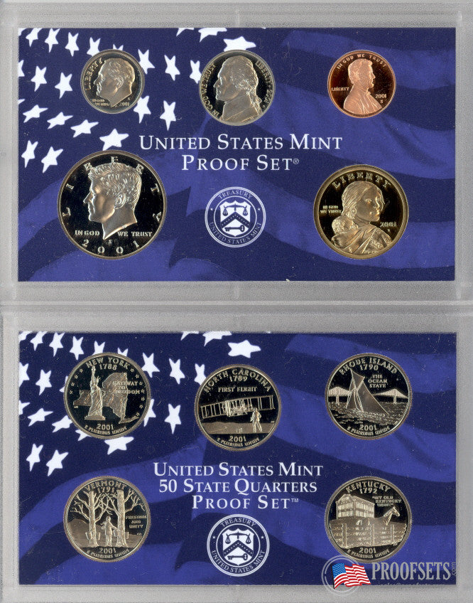 2001 US Mint Proof Set